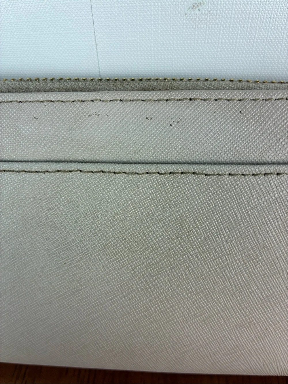 Kate Spade On Pointe Black White Swan Applique Lacey Zip Around Wallet